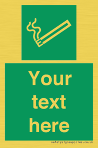 Custom E-Cigarettes/Vaping Permited Sign